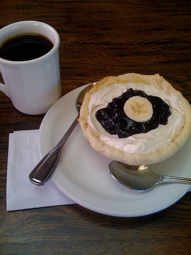 Photo of pie and coffee