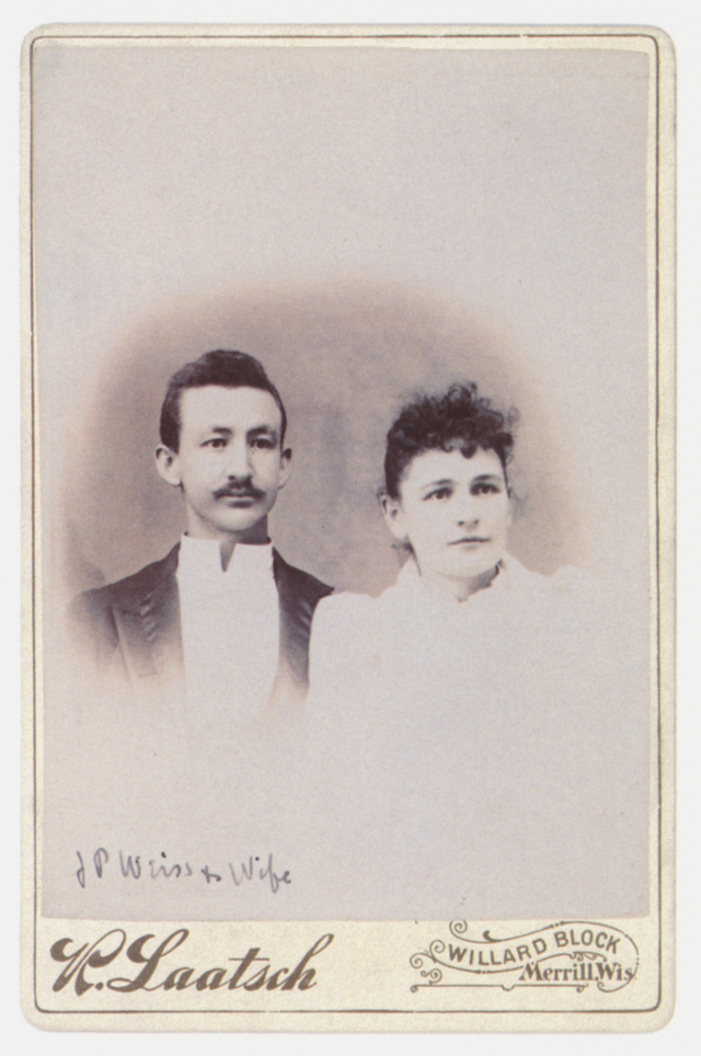 Joseph and Frances Weiss (about 1891)