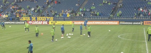 Sounders - Tigres warm-up
