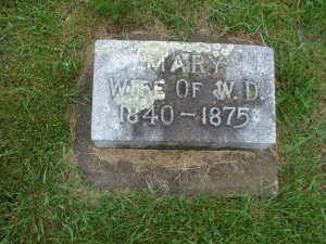 Second marker for Mary Ryan