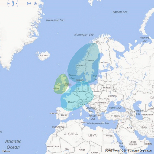 Ancestry Ethnicity Estimate Map