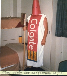 Colgate toothpaste costume front