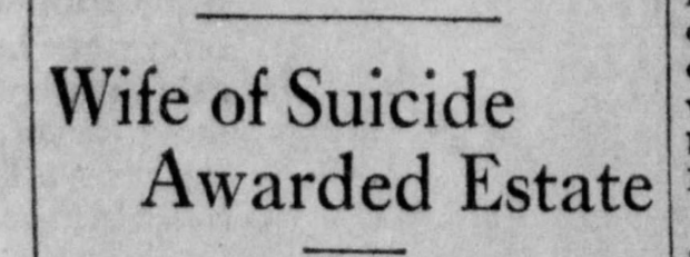 Santa Ana Register headline on resolution of suit of Elgie Ryan's will