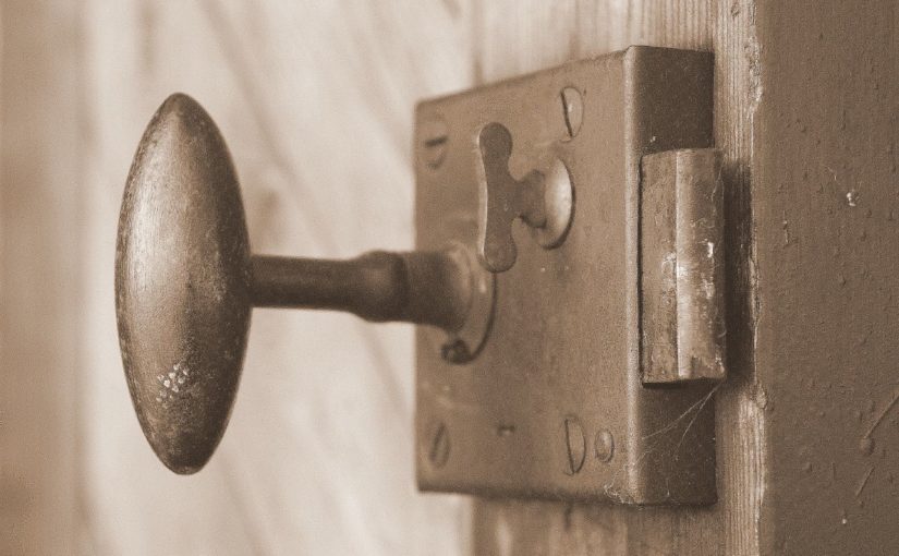 Old door lock